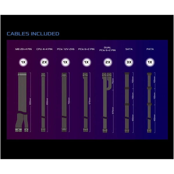Купить Блок питания ASRock Phantom Gaming 1000W (PG-1000G) - фото 7