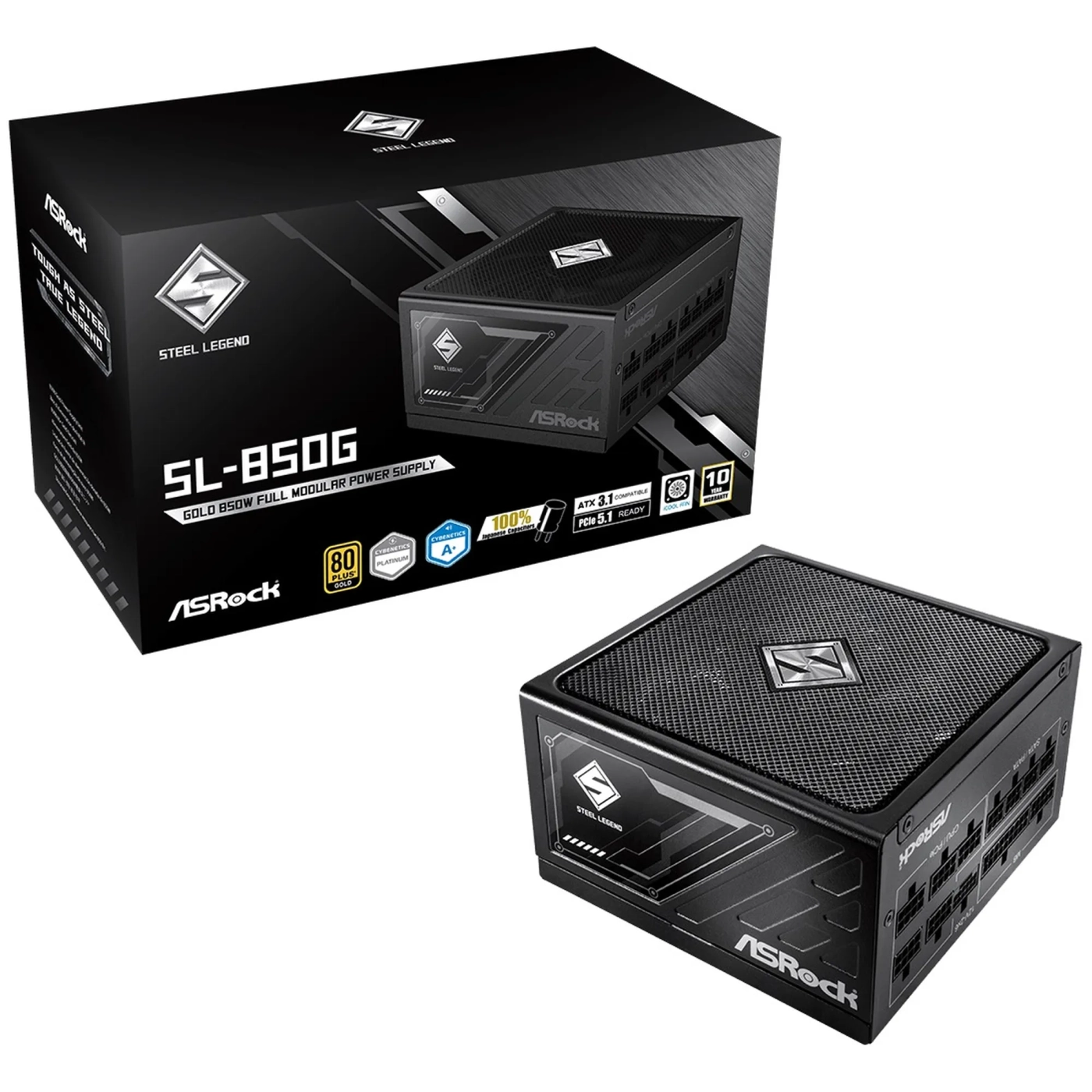 Купить Блок питания ASRock Steel Legend 850W (SL-850G) - фото 6