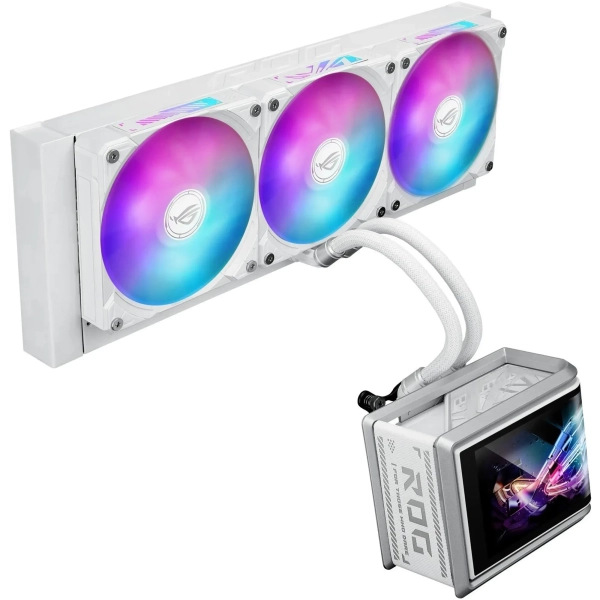 Купити Система водяного охолодження ASUS ROG Ryuo IV SLC 360 ARGB White (90RC0152-B0EAY0) - фото 2