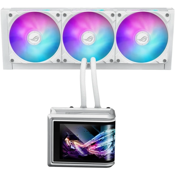 Купити Система водяного охолодження ASUS ROG Ryuo IV SLC 360 ARGB White (90RC0152-B0EAY0) - фото 3