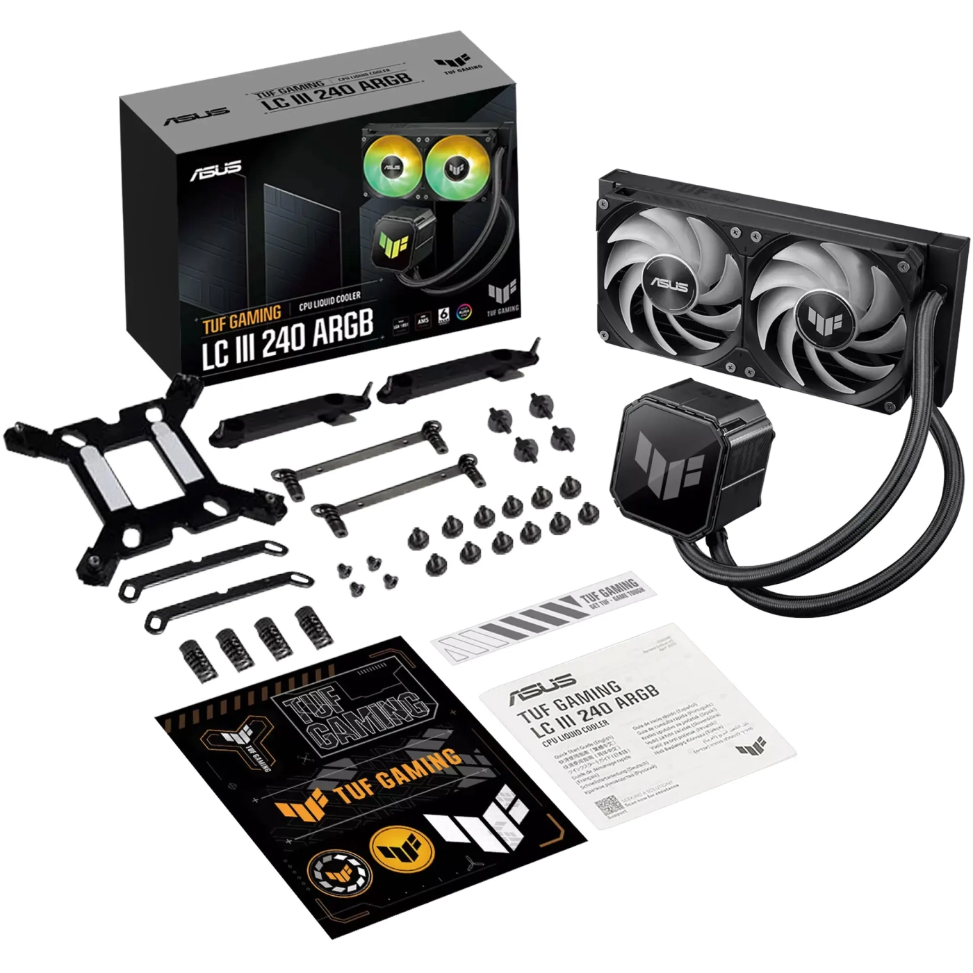 Купити Система водяного охолодження ASUS TUF Gaming LC III 240 ARGB Black (90RC01J1-B0EAY0) - фото 11