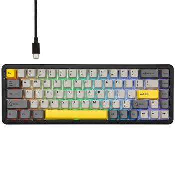 Купить Клавиатура Ajazz AK680 MAX Magnetic Switches RGB USB Black (AK680-M-BGY-AW) - фото 1