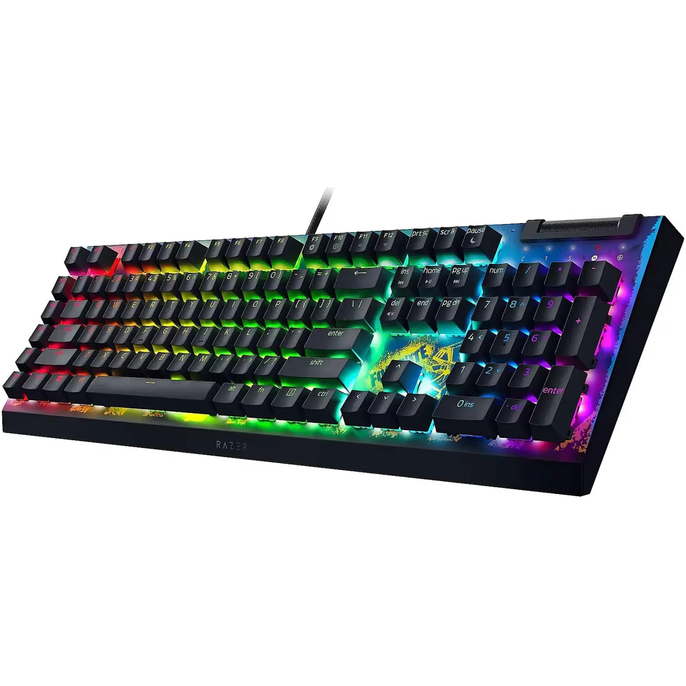 Купити Клавіатура RAZER BlackWidow V4 X Yellow Switch FORTNITE (RZ03-04703600-R3M1) - фото 4
