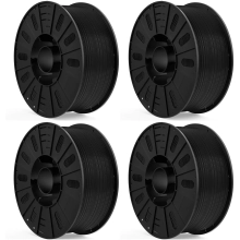 Купити PLA Plus Filament (пластик) для 3D принтера ELEGOO 4x3кг, 1.75мм, чорний (50.203.0626) - фото 1