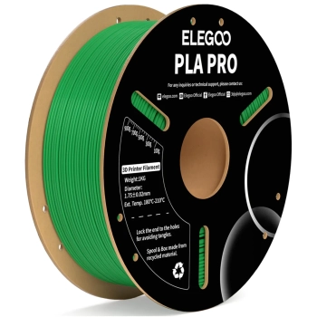 Купить PLA PRO Filament (пластик) для 3D принтера ELEGOO 1кг 1.75мм зеленый (50.203.0193) - фото 1