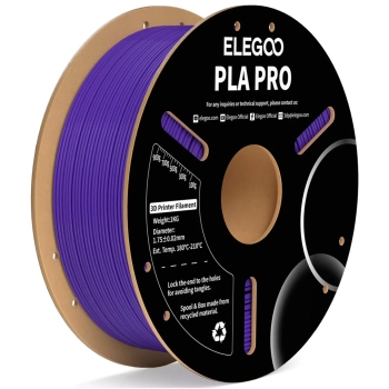 Купить PLA PRO Filament (пластик) для 3D принтера ELEGOO 1кг 1.75мм фиолетовый (50.203.0196) - фото 1