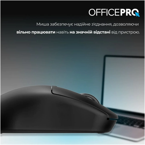 Купить Мышь OfficePro M307B Silent Click Wireless Black - фото 8