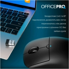 Купить Мышь OfficePro M307B Silent Click Wireless Black - фото 10