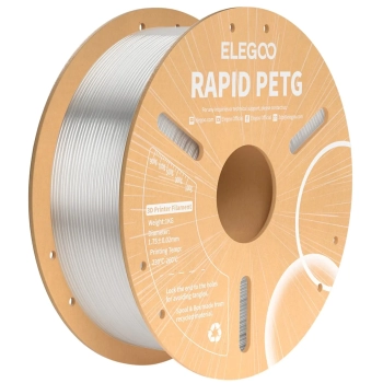 Купити Rapid PETG Filament (пластик) для 3D принтера ELEGOO 1кг, 1.75мм, прозорий (50.203.0315) - фото 1