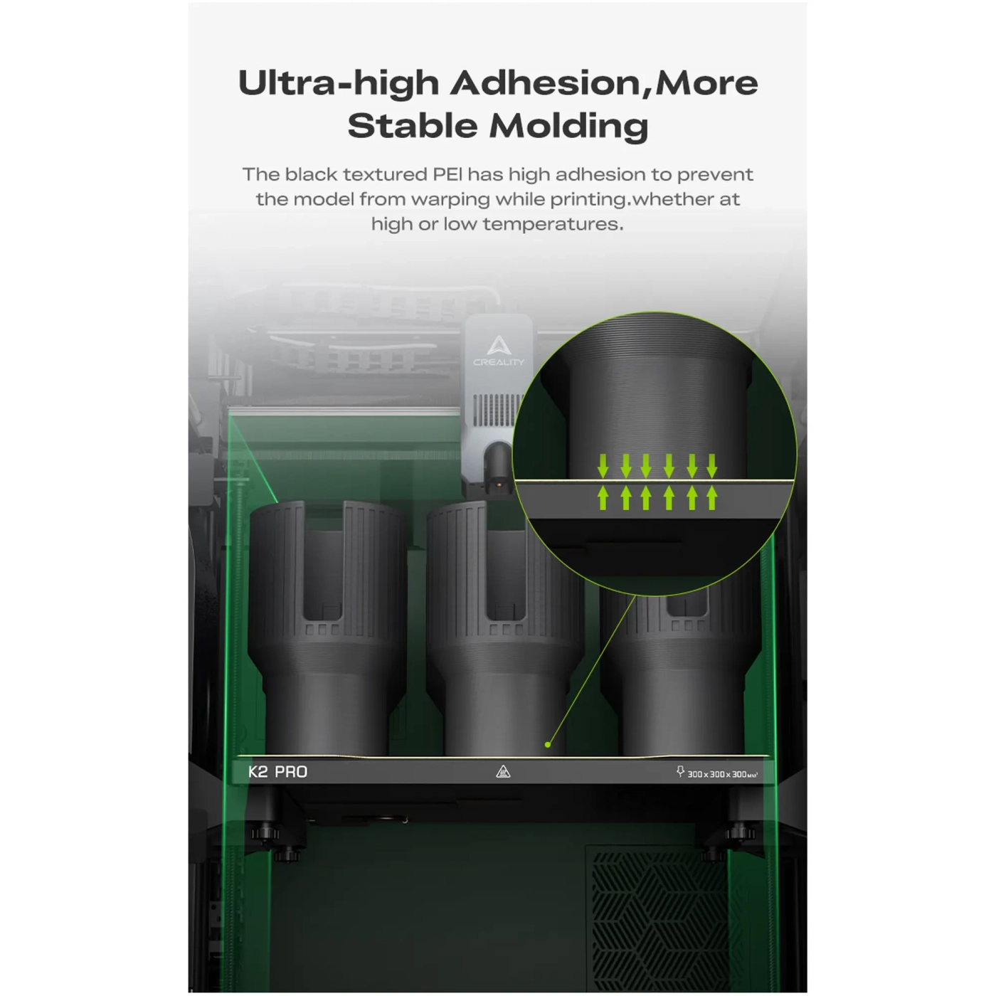 Купити Накладка для платформи CREALITY с PEI покрытием для 3D принтера K2 Pro (4004090163) - фото 9