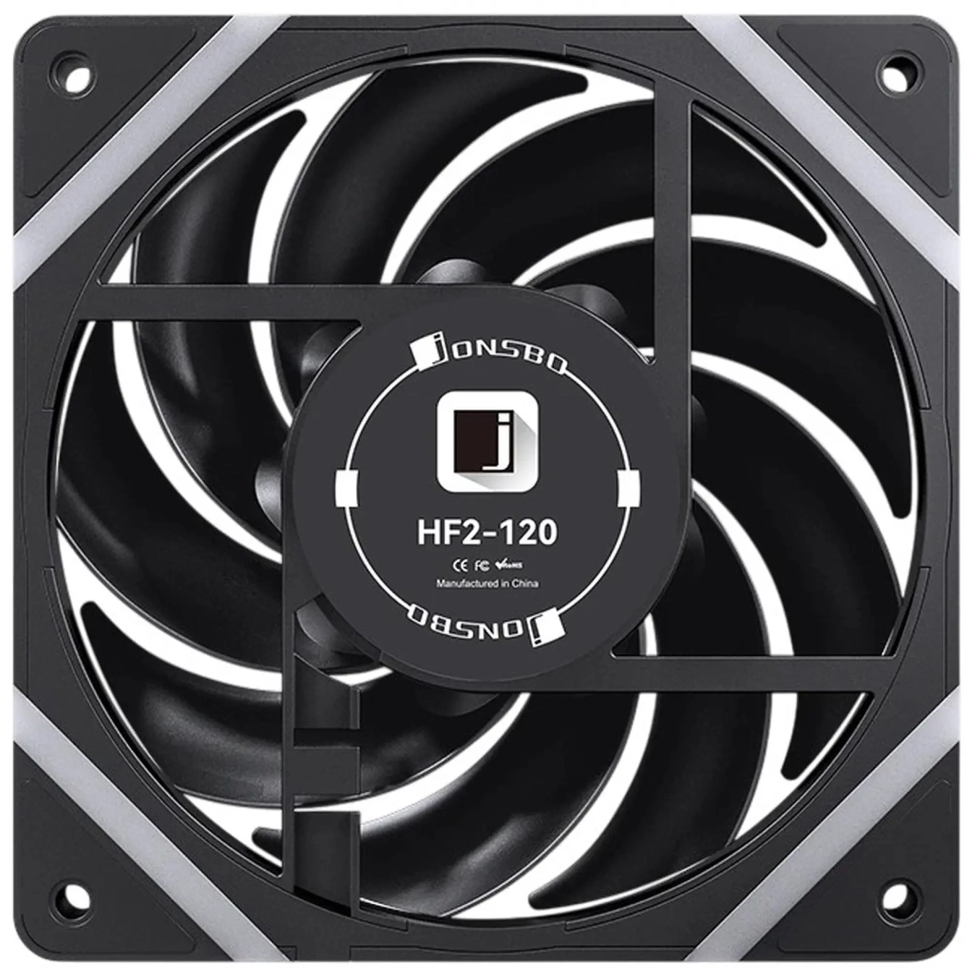 Купити Вентилятор JONSBO HF2-120B ARGB Black - фото 8