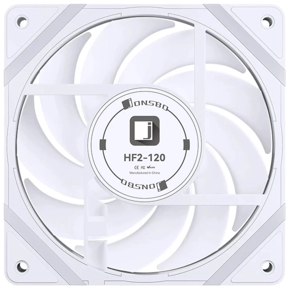 Купити Вентилятор JONSBO HF2-120W ARGB White - фото 8