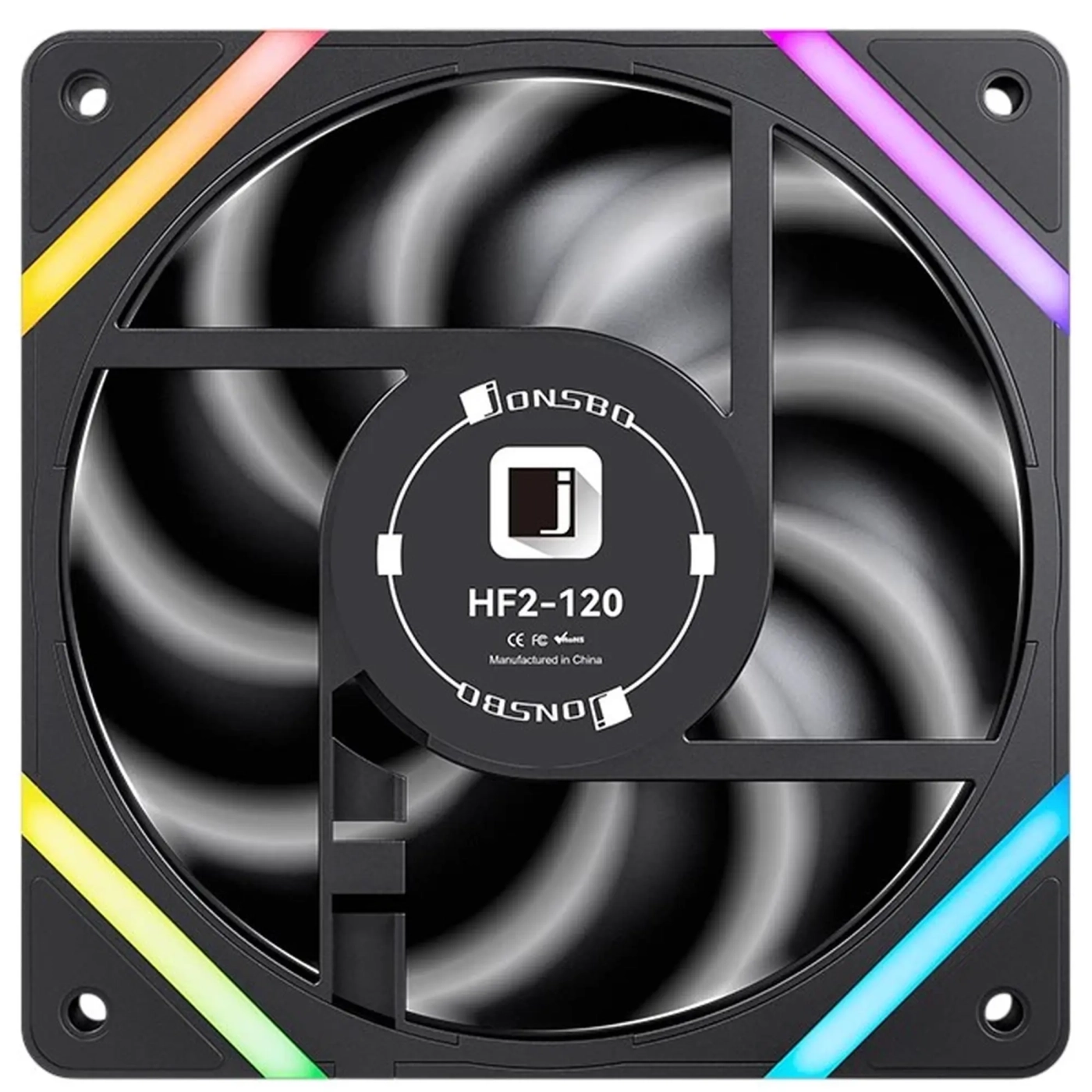 Купити Вентилятор JONSBO HF2-120BR ARGB Black - фото 7