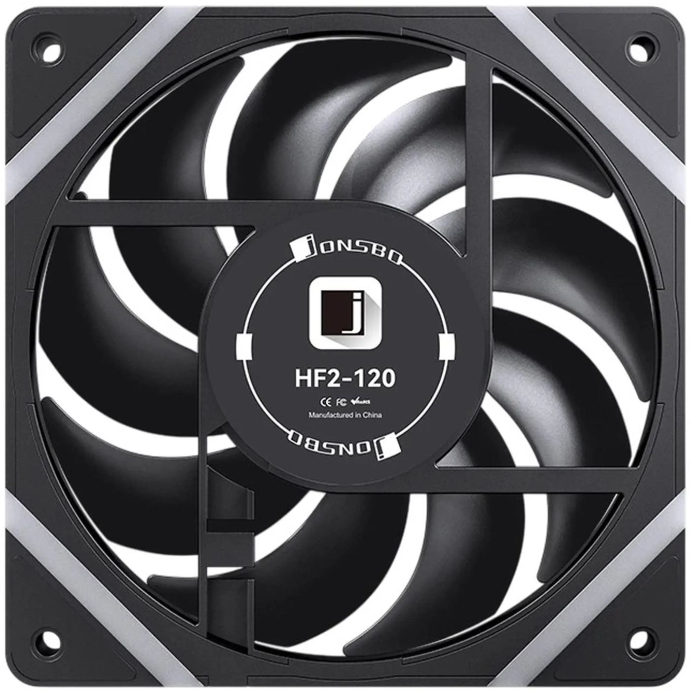 Купити Вентилятор JONSBO HF2-120BR ARGB Black - фото 8