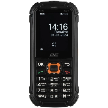 Купити Мобільний телефон 2E R240 2025 Black (694743657623) - фото 1