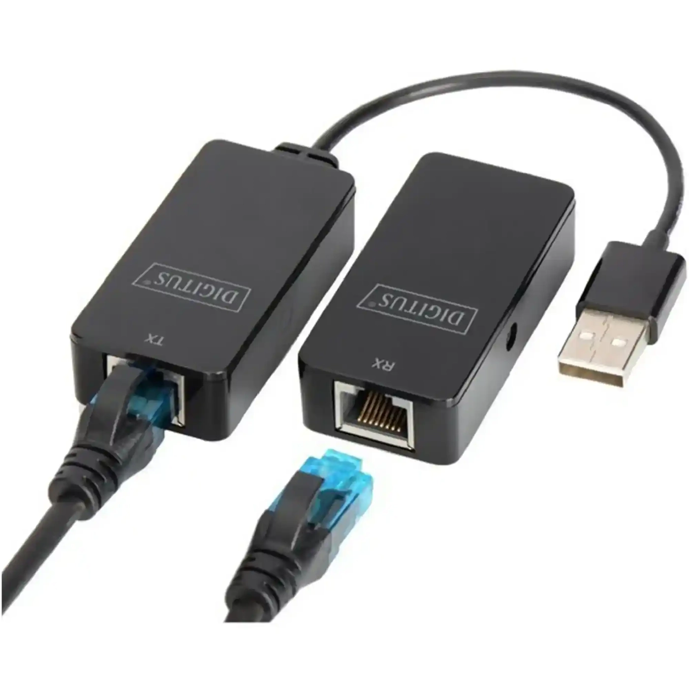 Купити Кабель DIGITUS USB 2.0 - UTP Cat5, 50 m (DA-70141) - фото 1