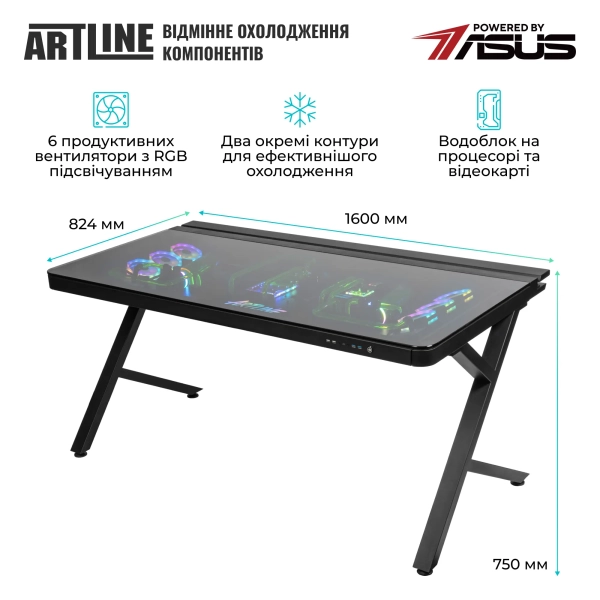 Купить Компьютер в столе ARTLINE Overlord DESKPro Windows 11 Pro (DESKProv08Win) - фото 6