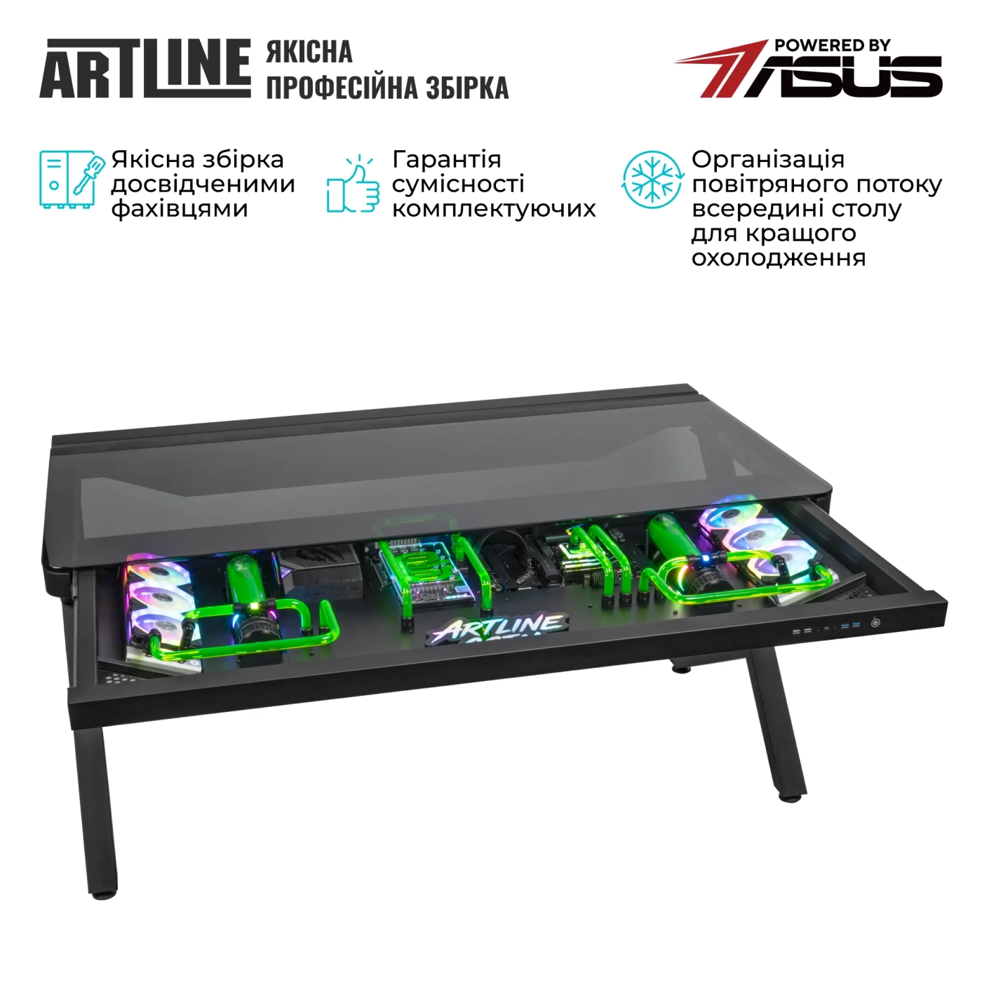 Купити Комп'ютер в столі ARTLINE Overlord DESKPro Windows 11 Pro (DESKProv12Win) - фото 11