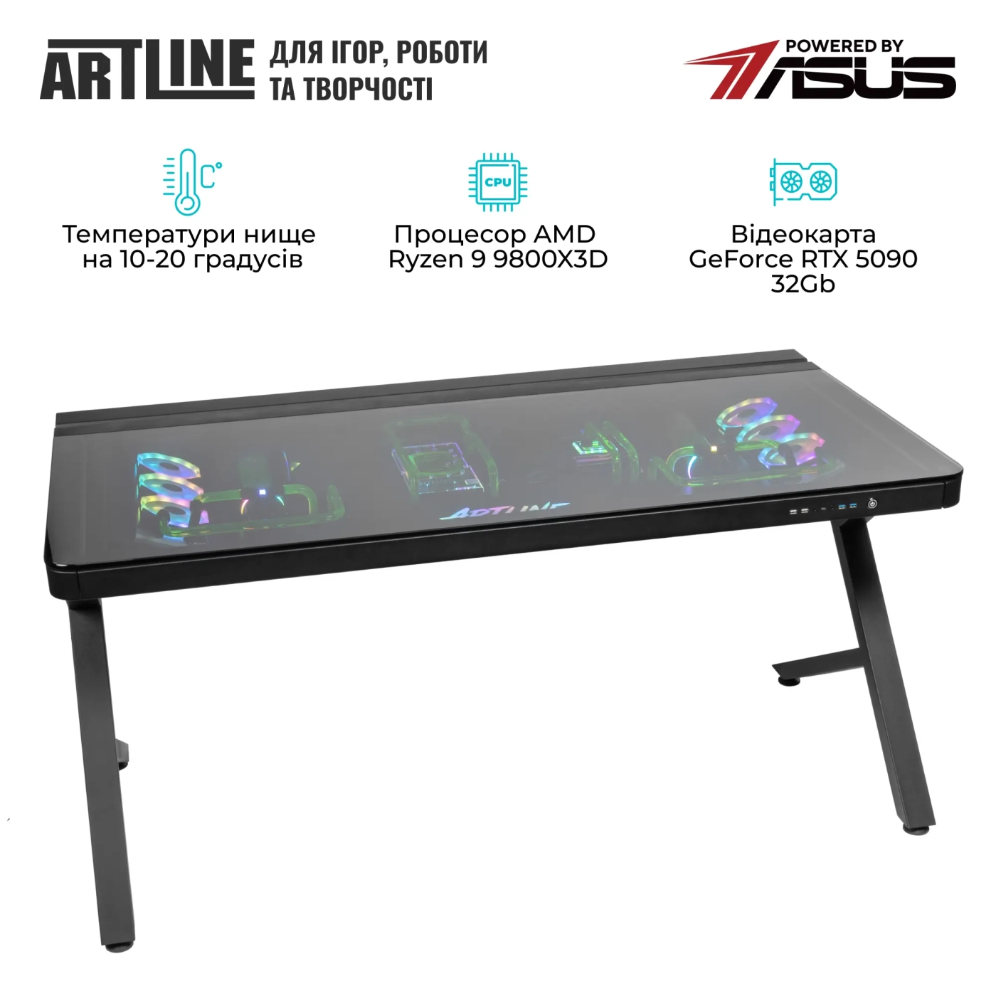 Купить Компьютер в столе ARTLINE Overlord DESKPro Windows 11 Pro (DESKProv21Win) - фото 7