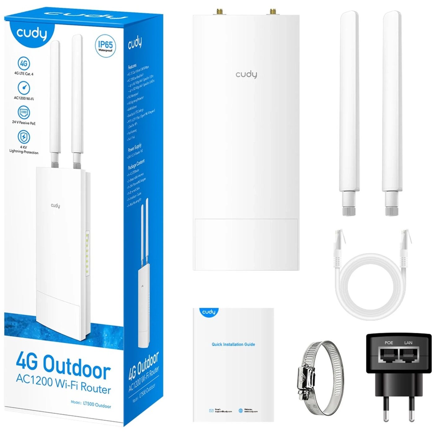 Купити Маршрутизатор Cudy LT500 OUTDOOR - фото 6