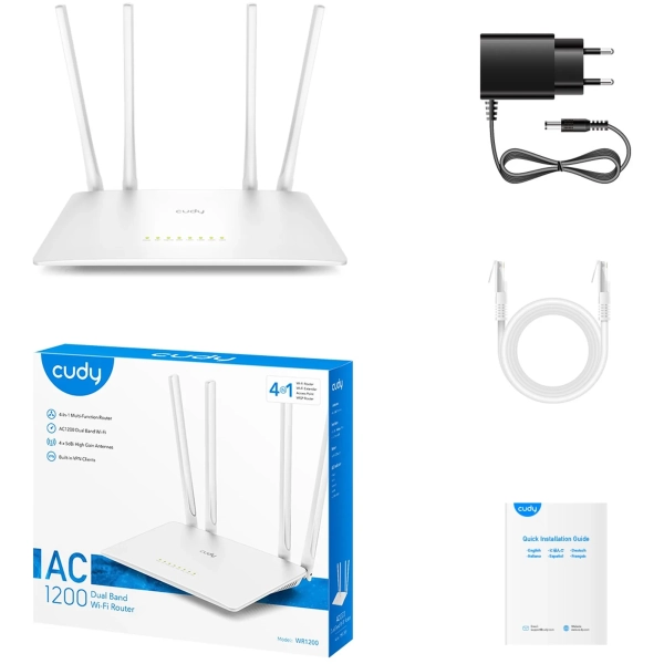 Купить Маршрутизатор Cudy WR1200 - фото 5