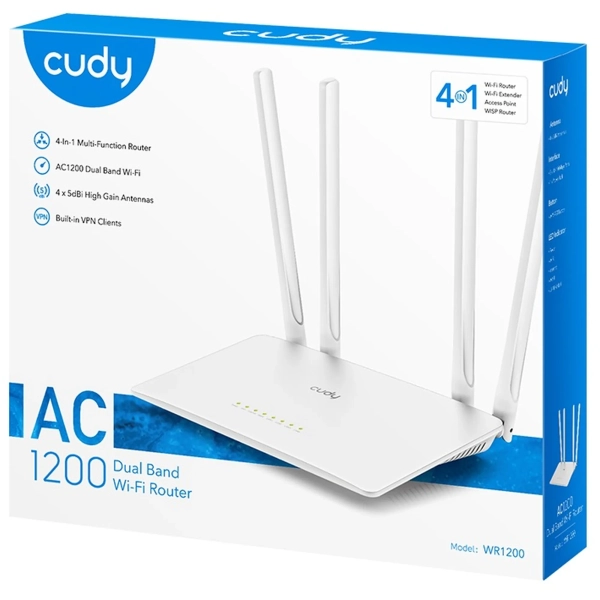 Купить Маршрутизатор Cudy WR1200 - фото 6