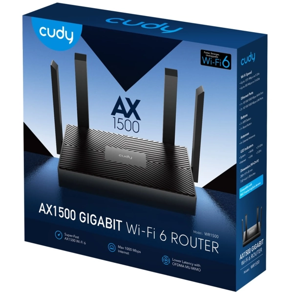 Купити Маршрутизатор Cudy WR1500 - фото 5