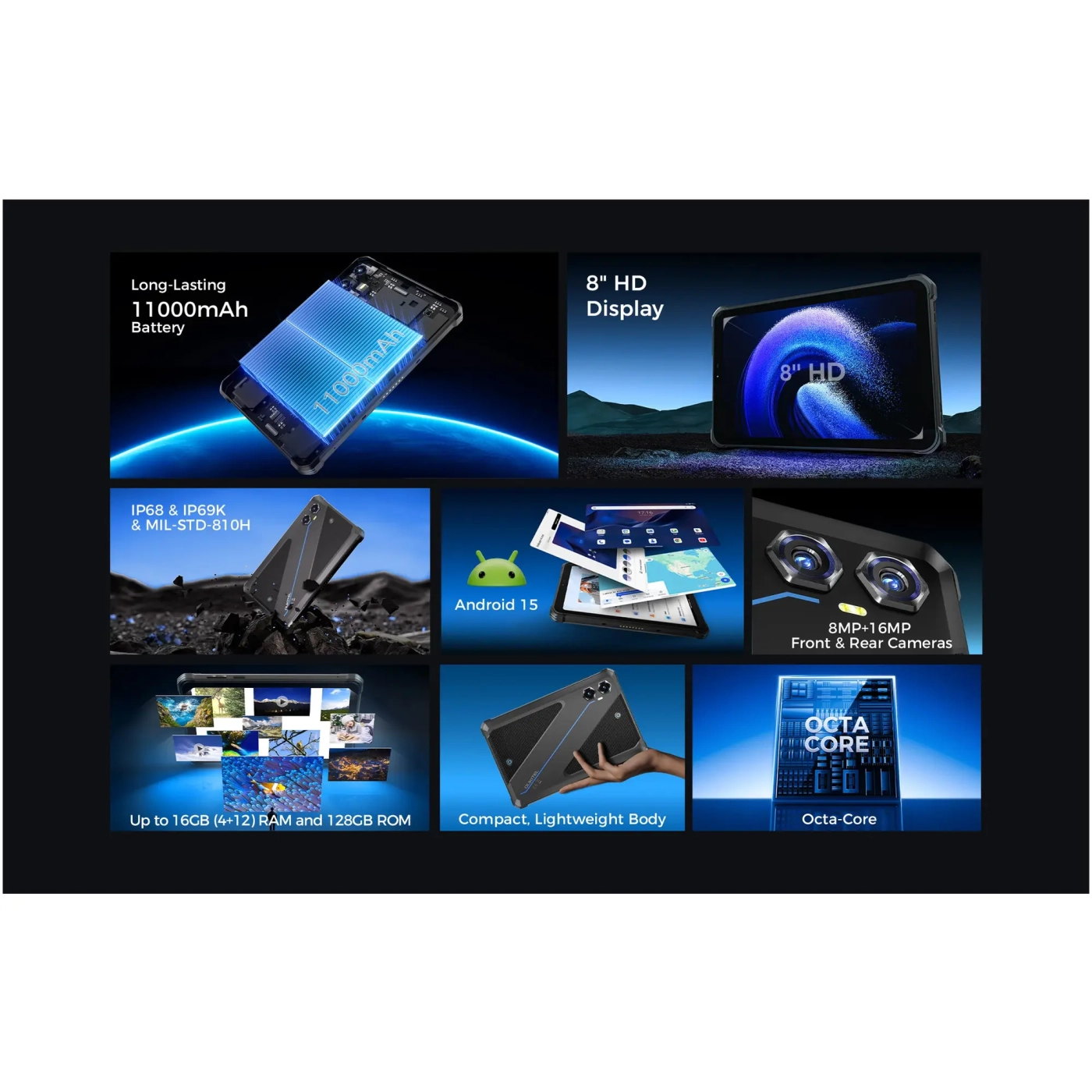 Купить Планшет Oukitel RT3 Plus 4/128GB Black (RT3Plus_Black) - фото 4