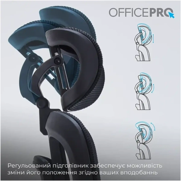 Купити Крісло офісне OfficePro OC680B Black - фото 11