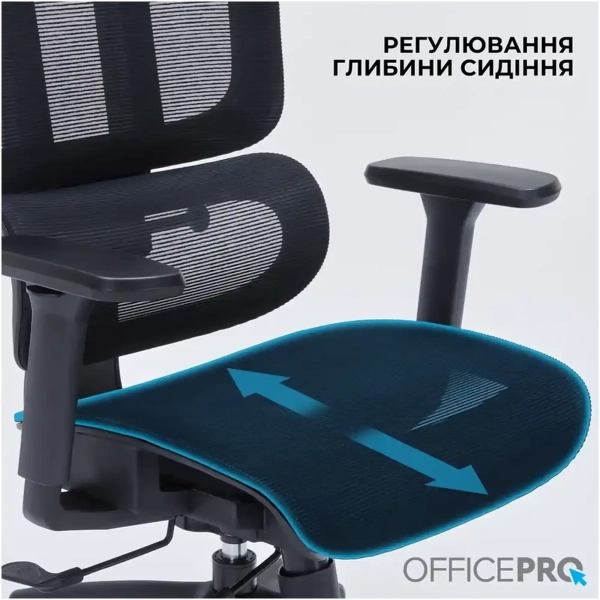 Купити Крісло офісне OfficePro OC680B Black - фото 13