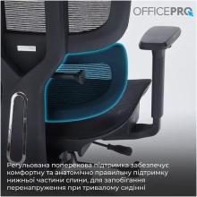 Купити Крісло офісне OfficePro OC680B Black - фото 14