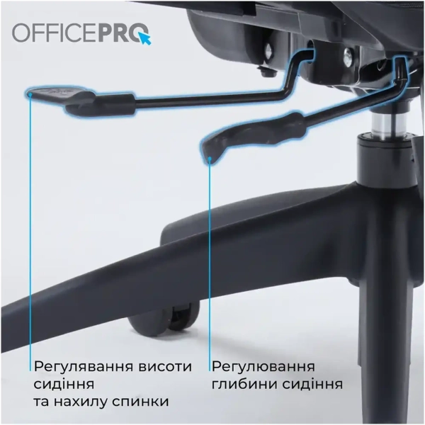 Купити Крісло офісне OfficePro OC680B Black - фото 15