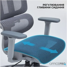 Купити Крісло офісне OfficePro OC680G Gray - фото 12
