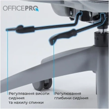 Купити Крісло офісне OfficePro OC680G Gray - фото 14