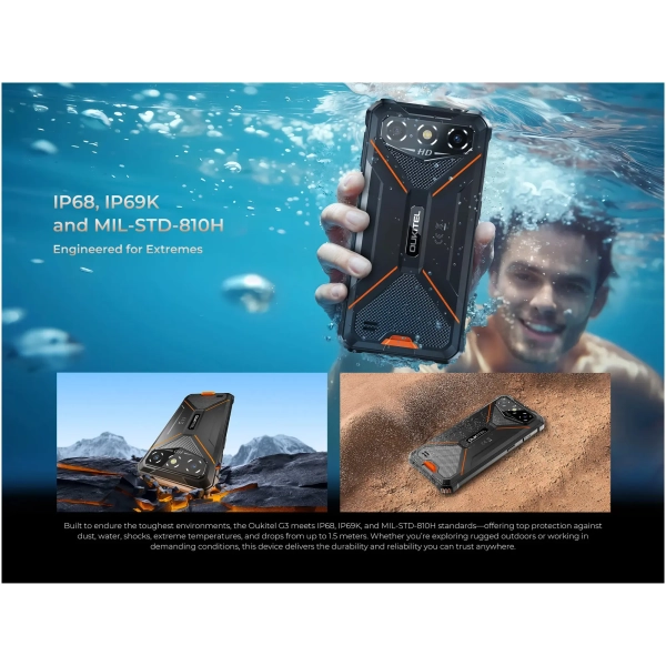 Купить Смартфон Oukitel G3 4/128GB Black (G3_BK) - фото 5