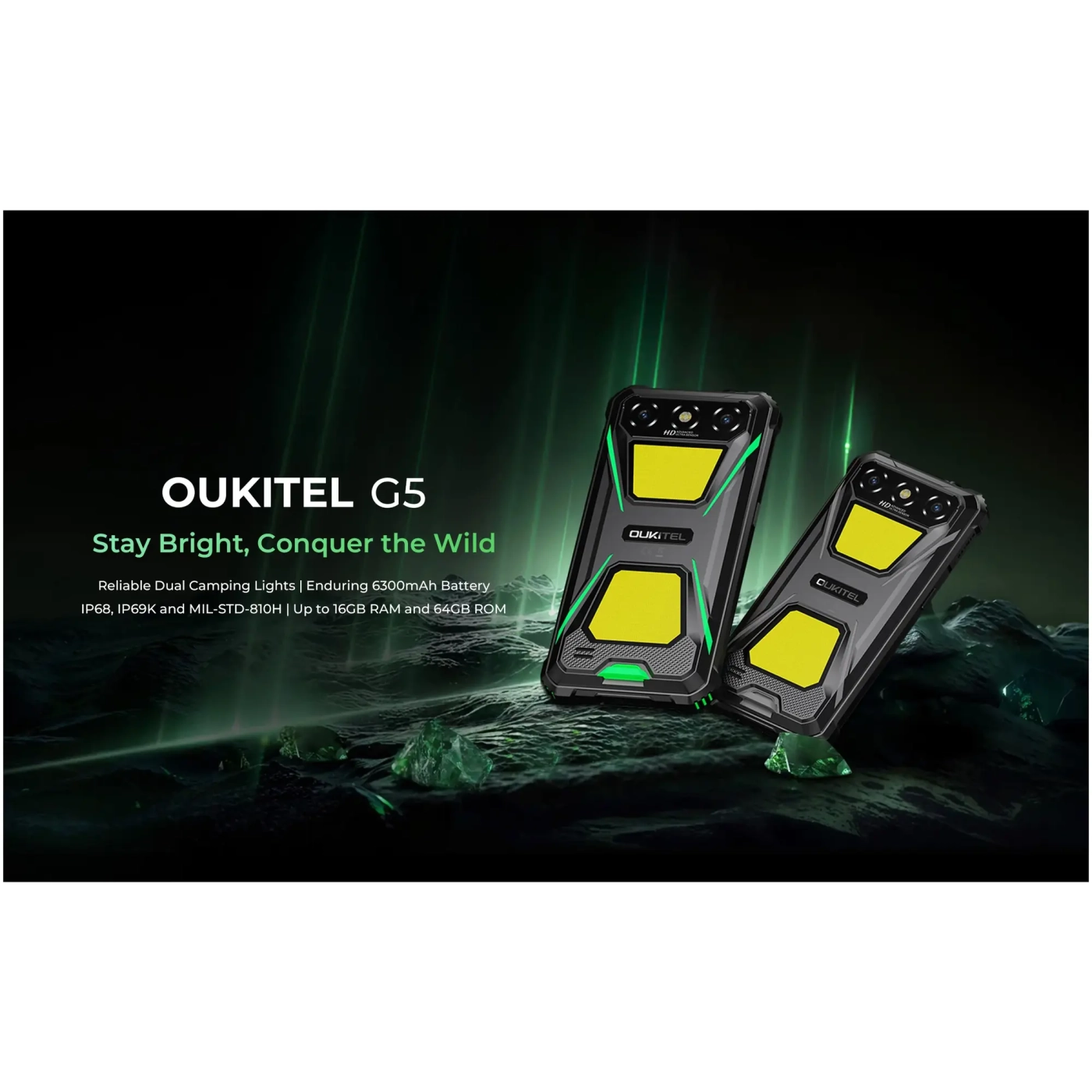 Купити Смартфон Oukitel G5 4/128GB Green (G5_GN) - фото 8