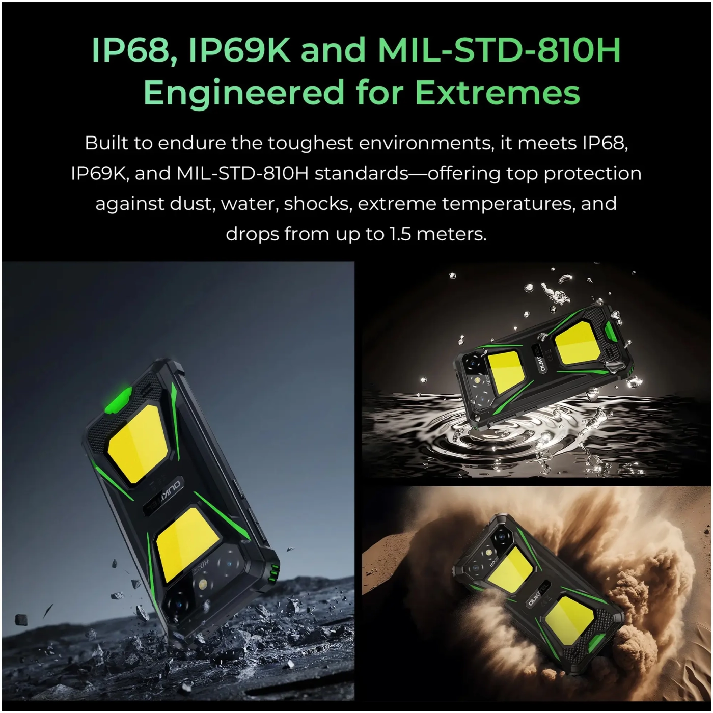 Купити Смартфон Oukitel G5 4/128GB Green (G5_GN) - фото 9