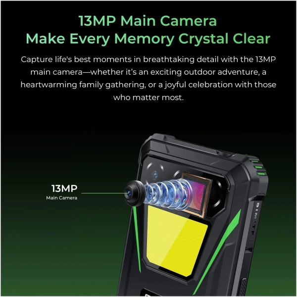 Купити Смартфон Oukitel G5 4/128GB Green (G5_GN) - фото 12