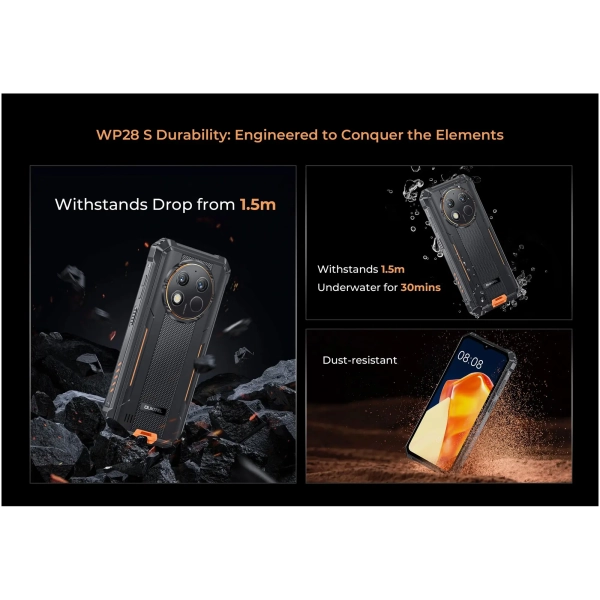 Купити Смартфон Oukitel WP28S 4/128GB Orange (WP28SOrange) - фото 11