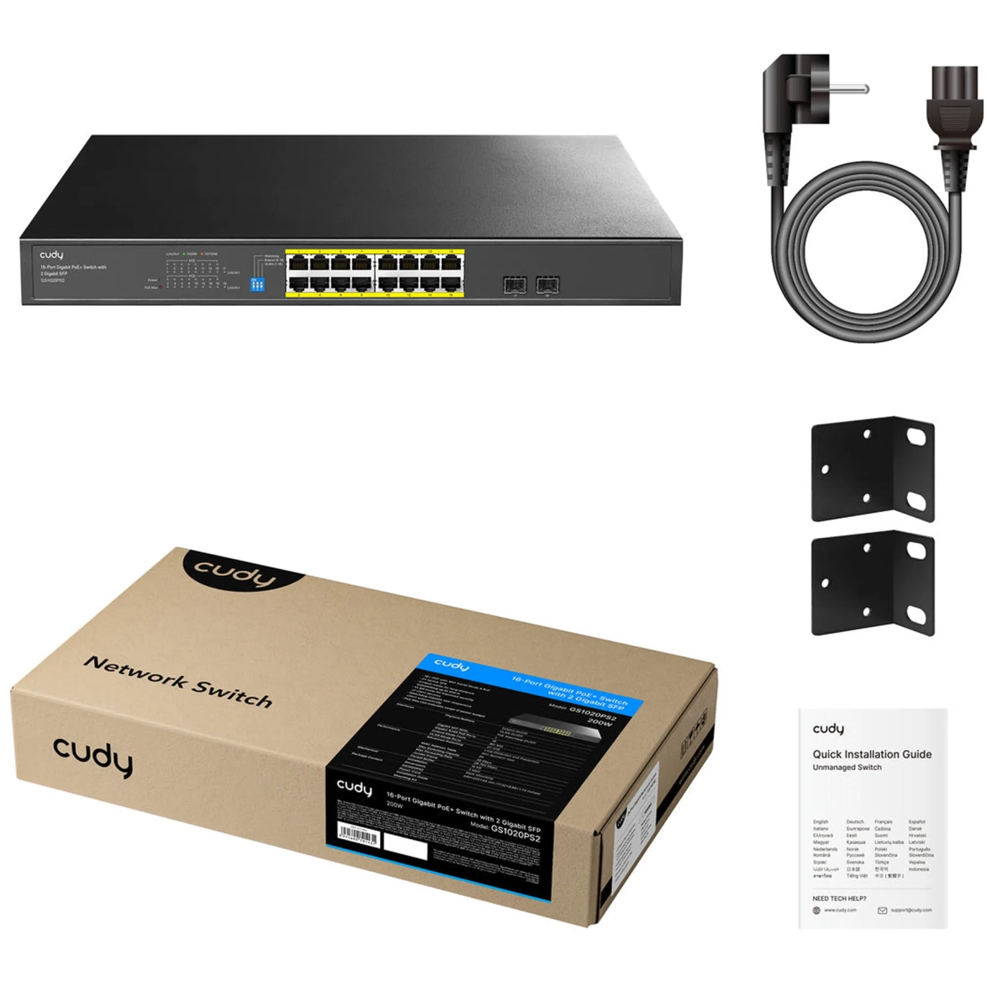 Купить Коммутатор Cudy GS1020PS2 - фото 2