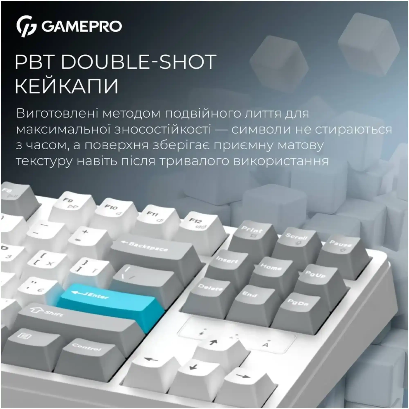 Купити Клавіатура GamePro Asgard Ragnar White (MK285WH) - фото 12