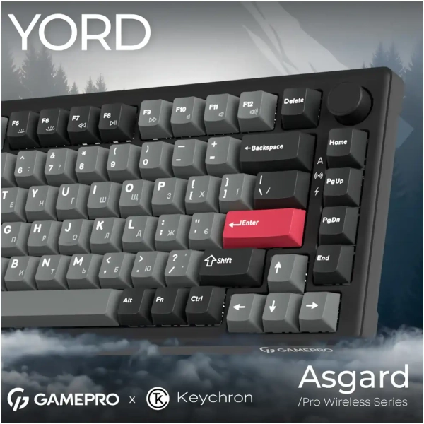 Купити Клавіатура GamePro Asgard Yord Black (MK266BK) - фото 5