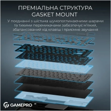 Купити Клавіатура GamePro Asgard Yord Black (MK266BK) - фото 7