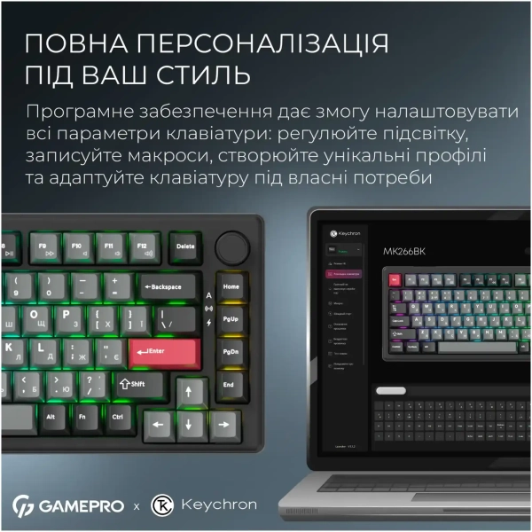 Купити Клавіатура GamePro Asgard Yord Black (MK266BK) - фото 8