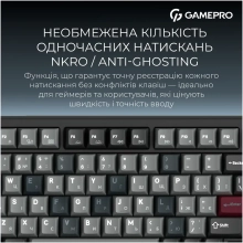 Купити Клавіатура GamePro Asgard Yord Black (MK266BK) - фото 12
