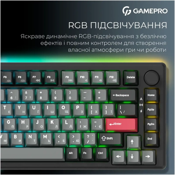 Купити Клавіатура GamePro Asgard Yord Black (MK266BK) - фото 19