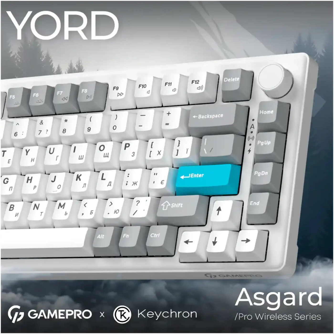 Купити Клавіатура GamePro Asgard Yord White (MK266WH) - фото 5