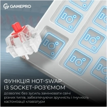 Купити Клавіатура GamePro Asgard Yord White (MK266WH) - фото 9