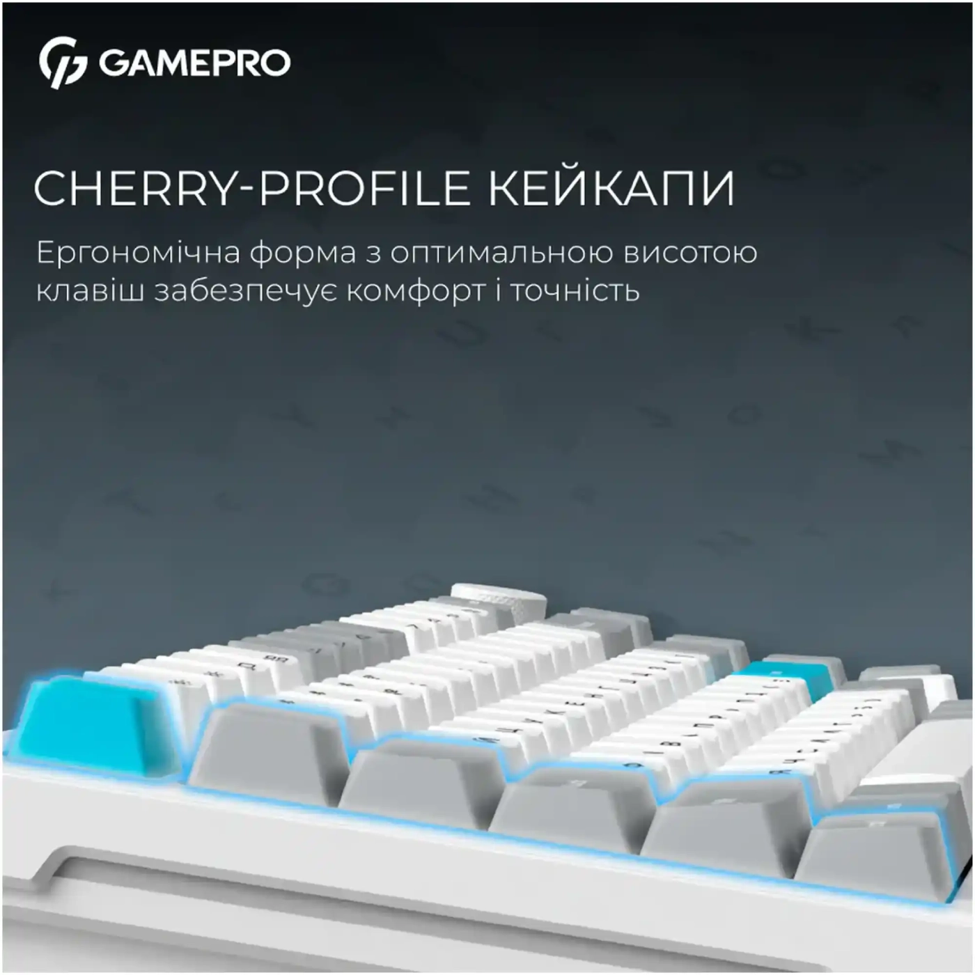Купити Клавіатура GamePro Asgard Yord White (MK266WH) - фото 12