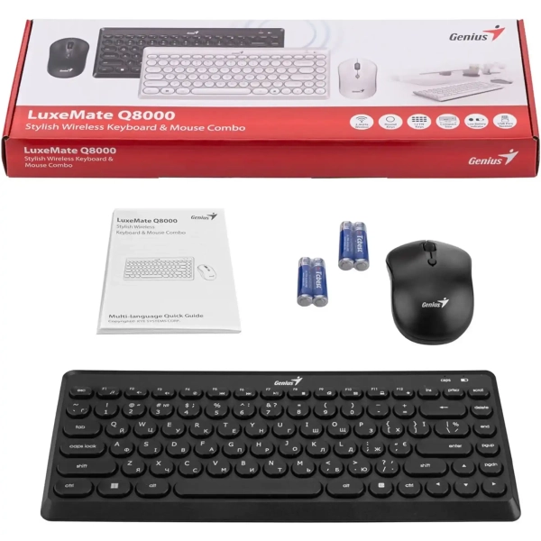 Купить Клавиатура Genius LuxeMate Q-8000 Wireless Black (31340013414) - фото 13
